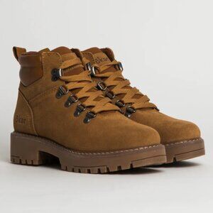 Brown Leather Women's Hiking Boots